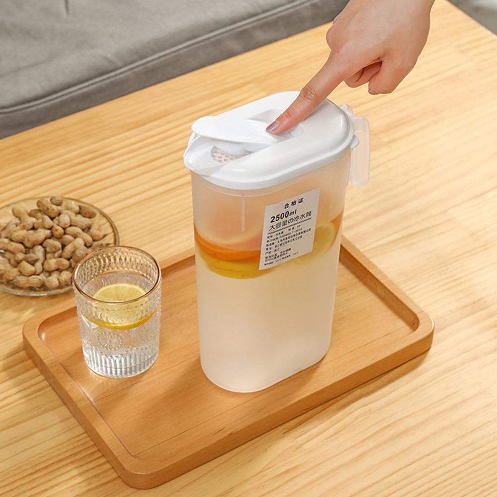 2500ML Water Pitcher Heat Resistant Cold Water Kettle Leakproof Water Pot Fruit Tea Making