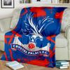 Kristall FC Wappen Aufdruck Decken Weiche Flanelldecken für Sofa Bett Geschenke für Männer Frauen Picknickdecke Weihnachtsgeschenke