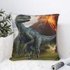 Jurassic Parks Kissenbezug Weiche Polyester Kissenhülle Dekoration Wurfkissenhülle Stuhl Mit Reißverschluss 40*40cm
