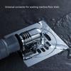 Washing Machine Drain Hose Connector Drain Pipe Adapter ABS Drain Joint for Leak Frees Performances & Easy Installation