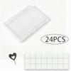 24PCS Diamond Painting Wax Clay Set with Heart Pin Sticky Pen Glue Clay for 5D DIY Diamond Art Rhinestone Craft Tools Portable Storage Box Accessories