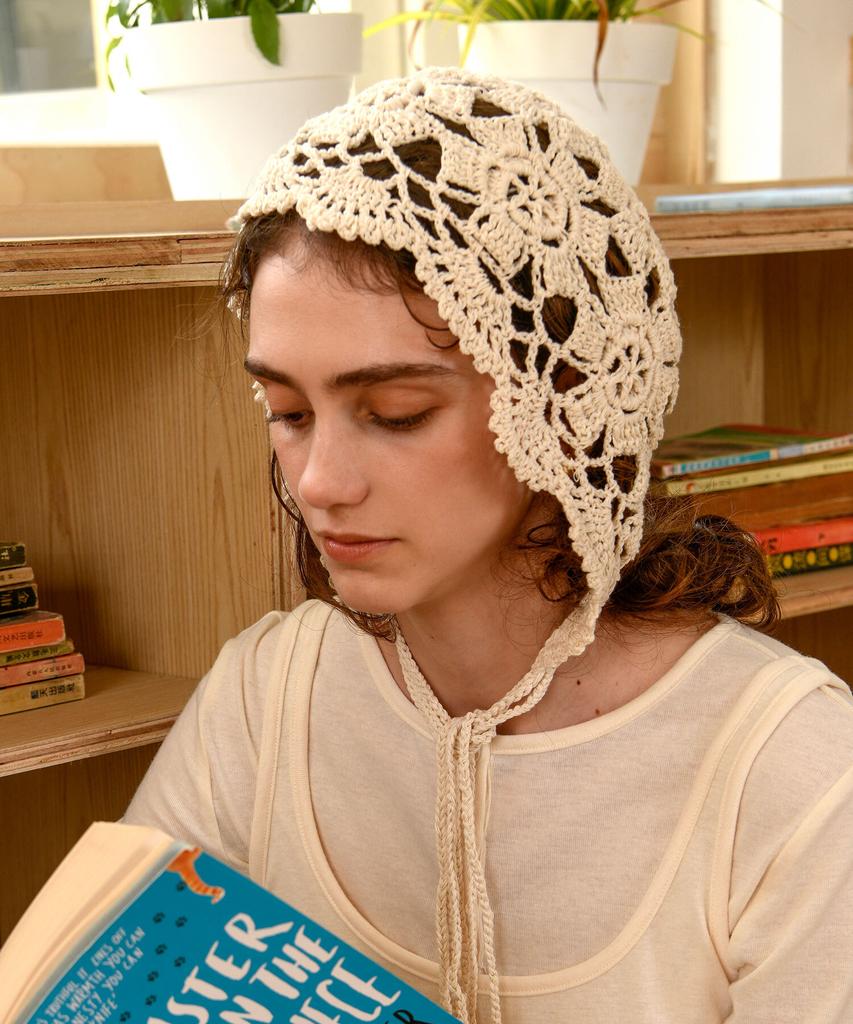 Pigment Flower Roche Bonnet Hat (Kht260130)
