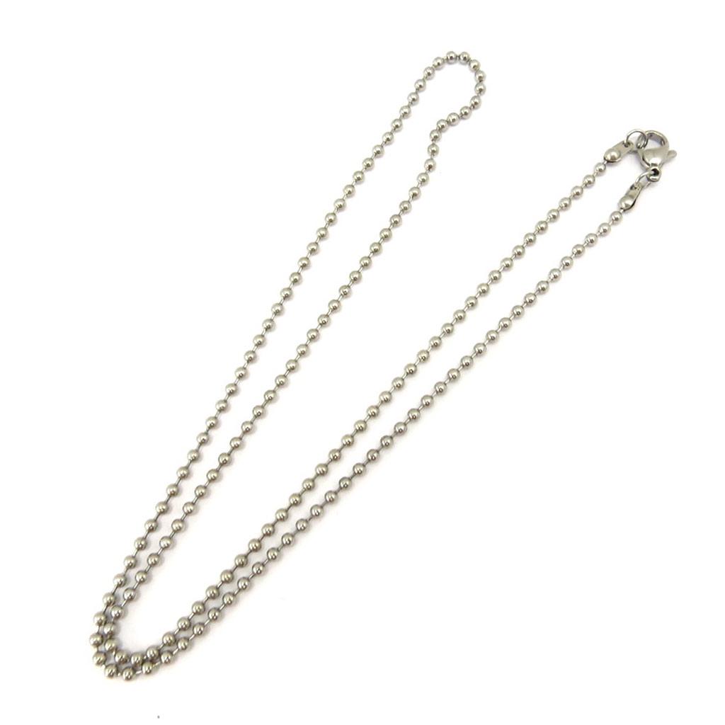Les Trésors De Lily [K5206] - Steel Chain 'Billes' 45 Cm 2 Mm