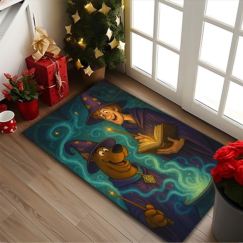 1pc SCOOBY-DOO Carpet for Room Floor Mat, Comfortable Office Chair Printed Area Rug, Beautiful Hotel Rug