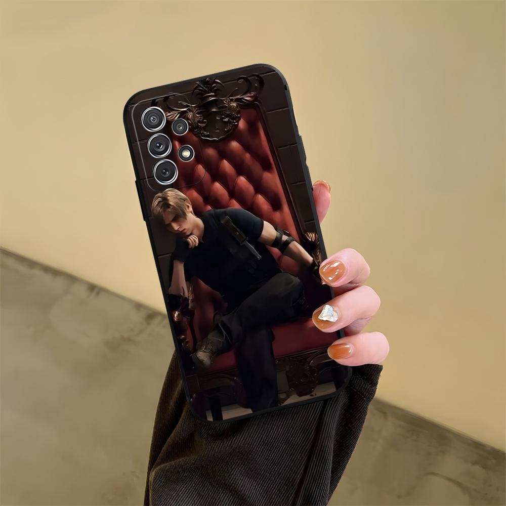 

Leon R-Resident Kennedy Evil Phone Case for Samsung Galaxy S23 S24 S20 S21 S22 Ultra Fe Plus M54 A34 A54 A24 A52 A53 Coque Samsung a24 4g