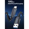 USB3.2 Typ A auf USB C Gen2 10Gbps Kabel Datenübertragung SSD Festplatte NVMe Kabel 3A 60W Schnellladung für iPhone 15 16 Samsung