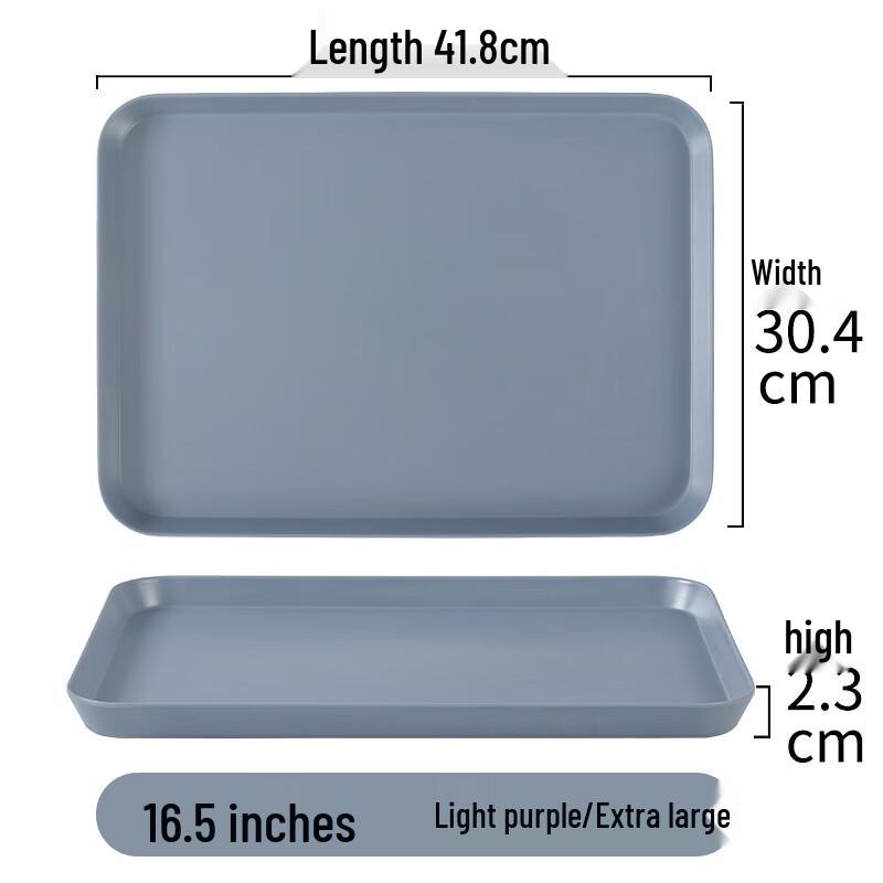 Nordic Style Melamine Rectangular Serving Tray