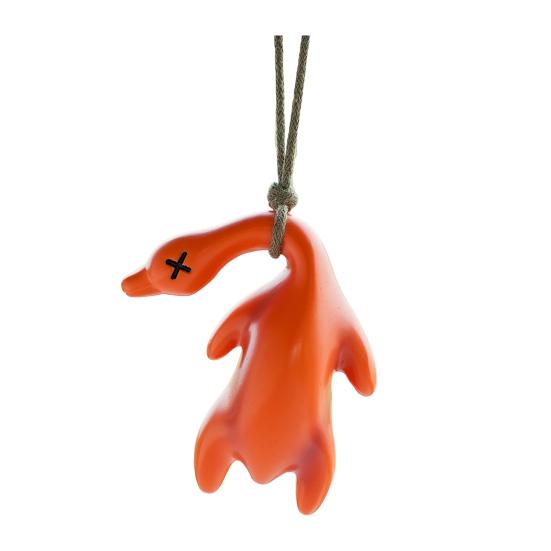 Yousheng Roast Duck Hanging Ornament Car Rearview Mirror Duck Hanging Decoration Resin Animal Figurine Pendant Car Interior Accessories
