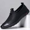 FashionSoft Sole Leather Loafers for Men Spring Autumn Recreational Driving Shoes Male Fashion Casual Non-slip Business Men Dress Shoes