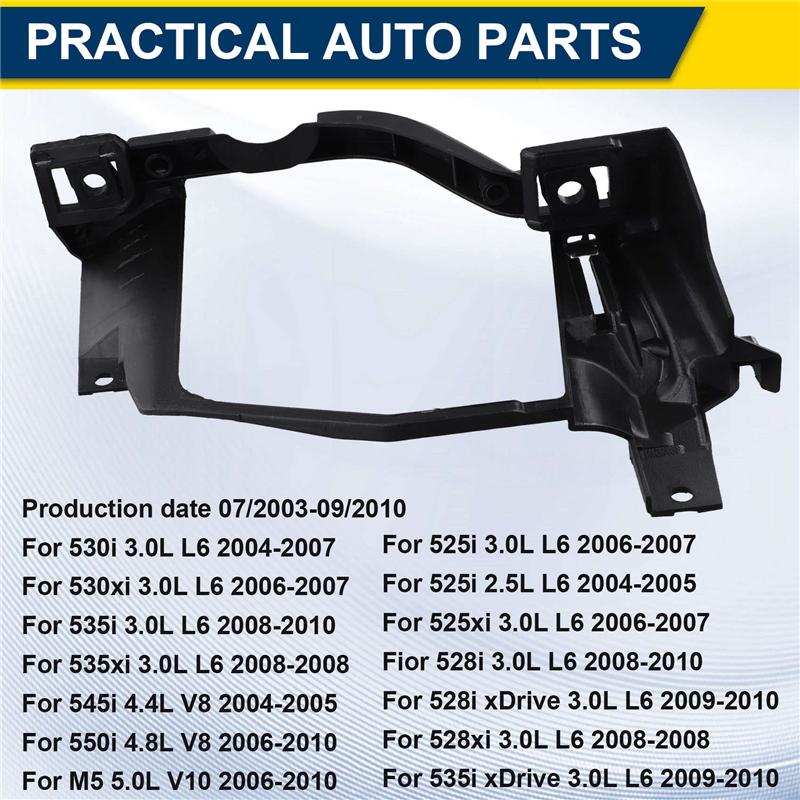 Headlight Mounting Brackets Support Fit for BMW 5 Series E60 E61 525I 528Xi 530I Auto Accessories