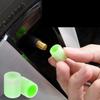 4/8PCS Colorful Luminous Tyre Valve Caps Fluorescent Night Caps Motorcycle Bike Night Glowing Cap Decor Nozzles Tyre Accessories
