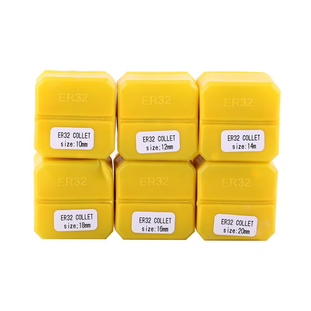 

6pcs ER32 Spring Collet Set for CNC Engraving Machine and Milling Lathe Tool 1020mm