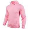 2023 Men's Solid Color Hooded Pullover Sweatshirt