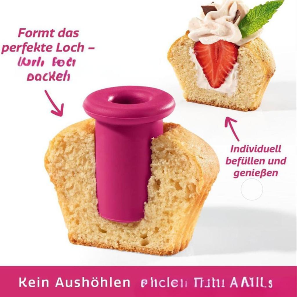 Cake Corer Reusable Silicone Easy Using Pastry Corer Digging Holes Tool for Kitchen