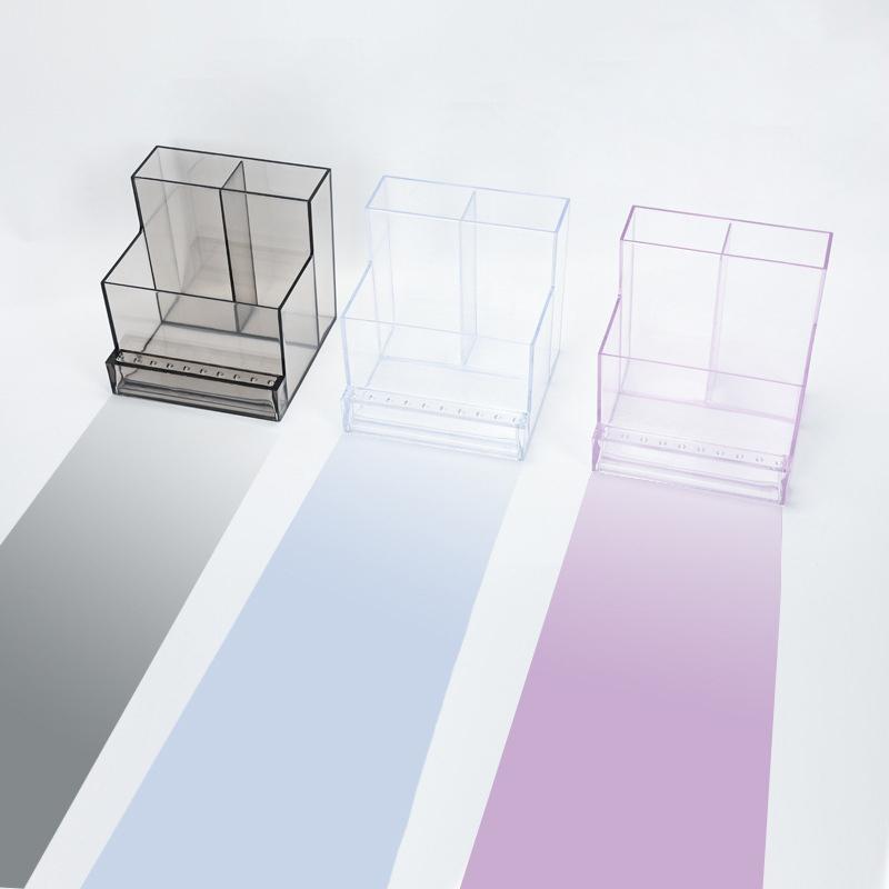Portable Nail Polish Machine Placement Rack Grinding Head Finishing Box Nail Tools Multi-Purpose Storage Box