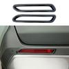 Cover Trim For Toyota RAV4 - 2pc Gloss Black Rear Bumper Fog Light Frame