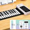 Smart 88-Key Foldable Electronic Piano Keyboard for Beginners - Portable and Multifunctional