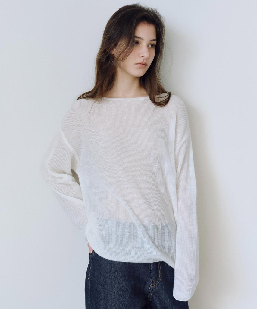 Yulago Lea Wool Boatneck Knit