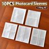 A5 Size Card Sleeves Multi-Pockets Card Page Reusable Photo Pocket  Fans Collecting