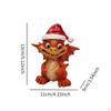 Christmas Mini Figurine Dragon Decor Creative Decoration Party Favors Fillers Table Crafts