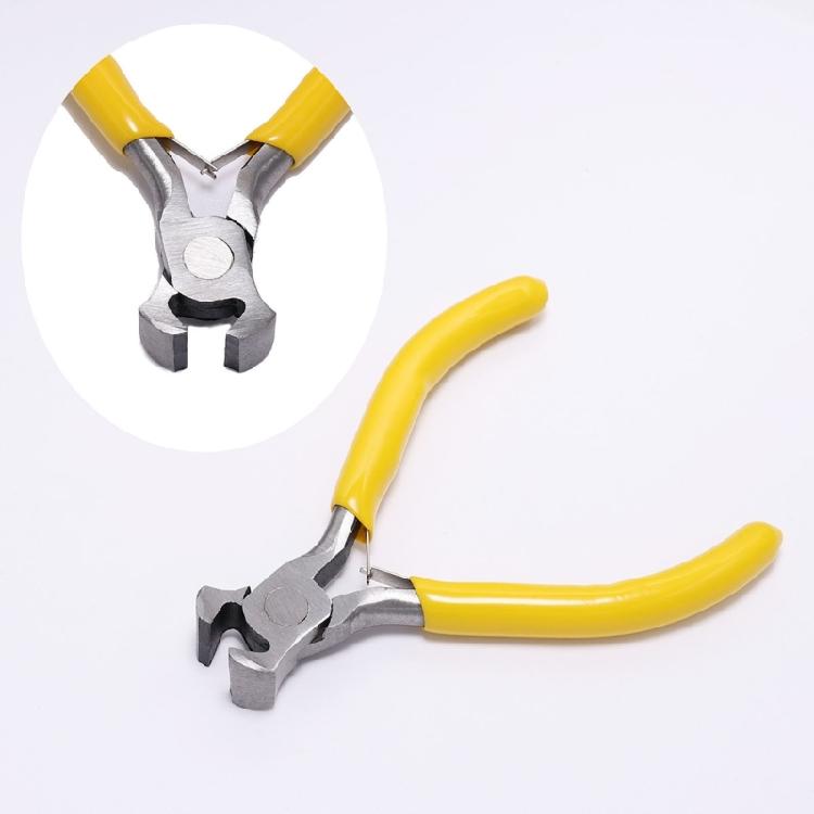 Precisions 5Inch End Cutting Pliers Alloy Steel Construction Heat Treated For Strength Nonslip Grip Confined Space Tool