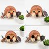 Peluche Cheems Shiba Inu Carino da 16 cm con Spada e Scudo Divertenti Cane Imbottito Portachiavi Morbido Ciondolo Regalo di Compleanno Creativo Bambini Ragazzi Ragazze