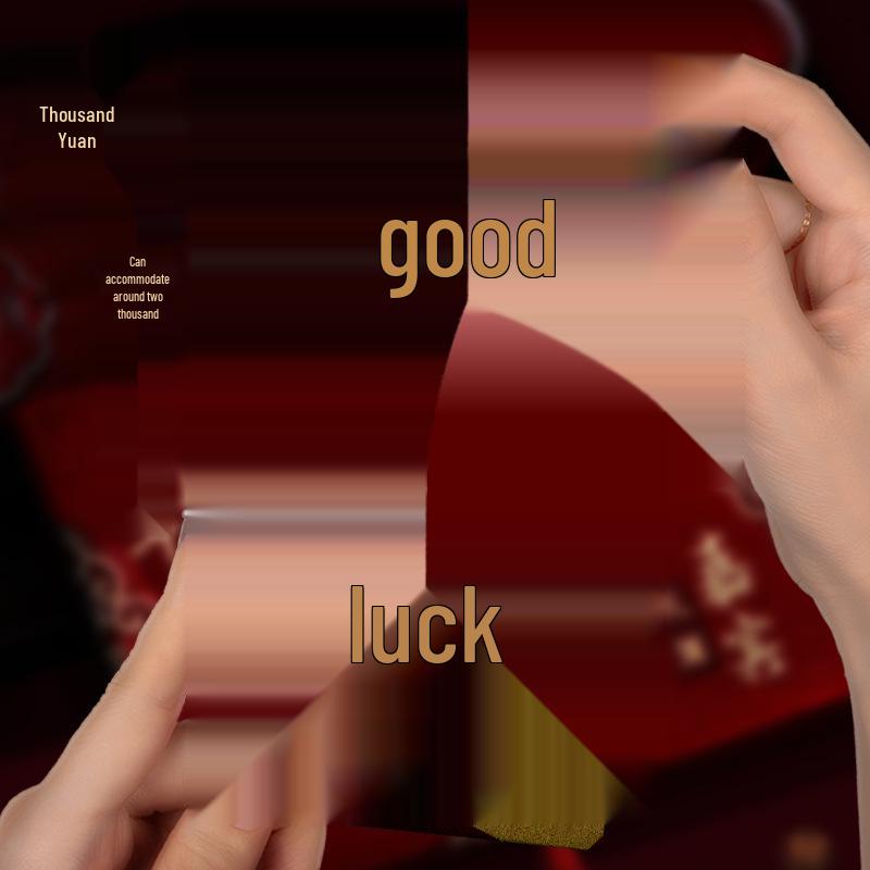 Large Festive Red Envelope: Auspicious New Year Money Gift for Prosperity and Luck