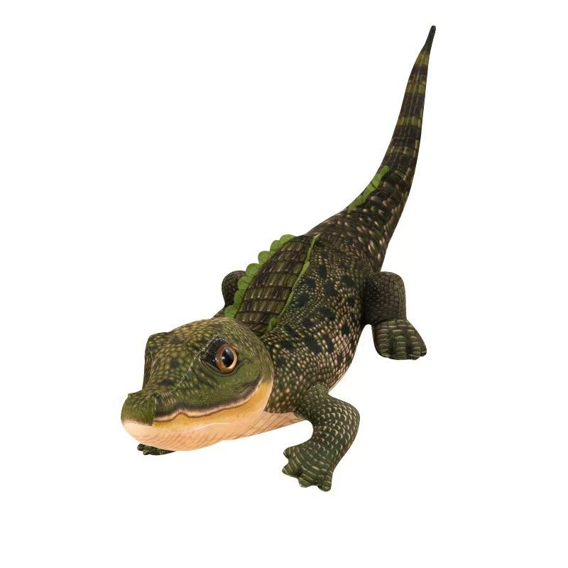 Ugly Cute Simulated Crocodile Plush Toy Boy Comforting Doll Zoo Souvenir Night Market Ring Ornaments