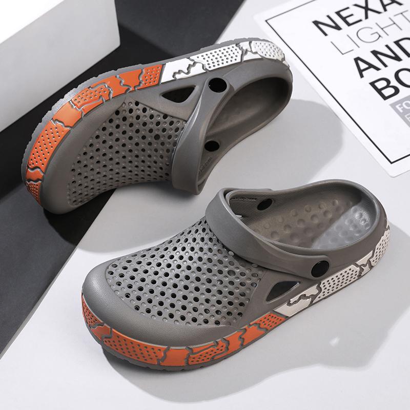 Fashion 2025 Men Fashion Beach Sandals Thick Sole Slipper All-match Outdoor Waterproof Anti-Slip Sandals Casual Walking Shoes for Men