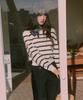 ROLAROLA Stripe Boat Neck Knit Wh+Nv