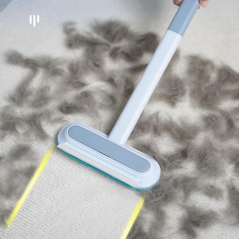 Window Screen Brush With Extendable Handle Reusable Dust Scraper For Home Cleaning Glass Window Mesh Scrubber Pet Hair Remover Cleaning Tool