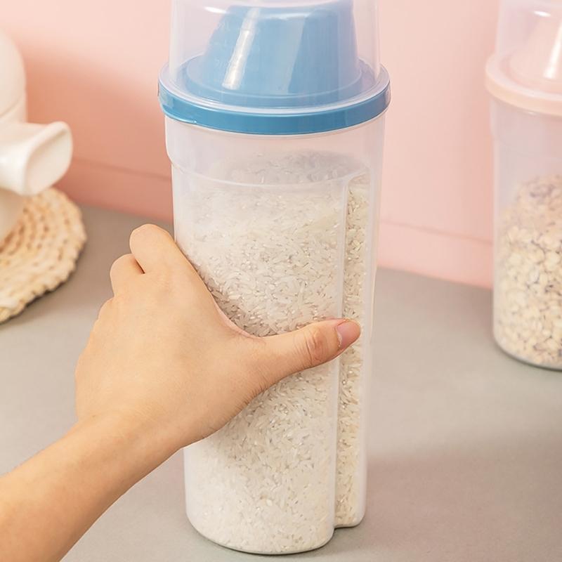 Plastic Sealed Jar Large Food Preservation Box Rice Bucket Food Storage Tank Sealing Canister Grains Snacks Storage Jar