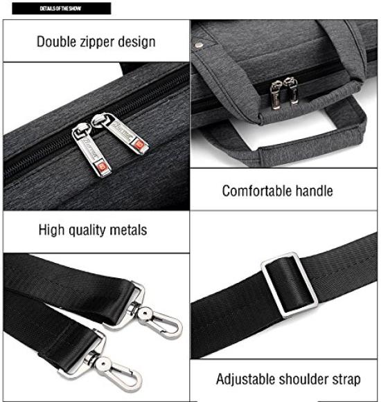 DouDai Shoulder PC Business Fits Inch Adjustable Perfect for Business and Travel Women's & Men's Bag, Bag, Bag, Shock-Absorbent, Waterproof,