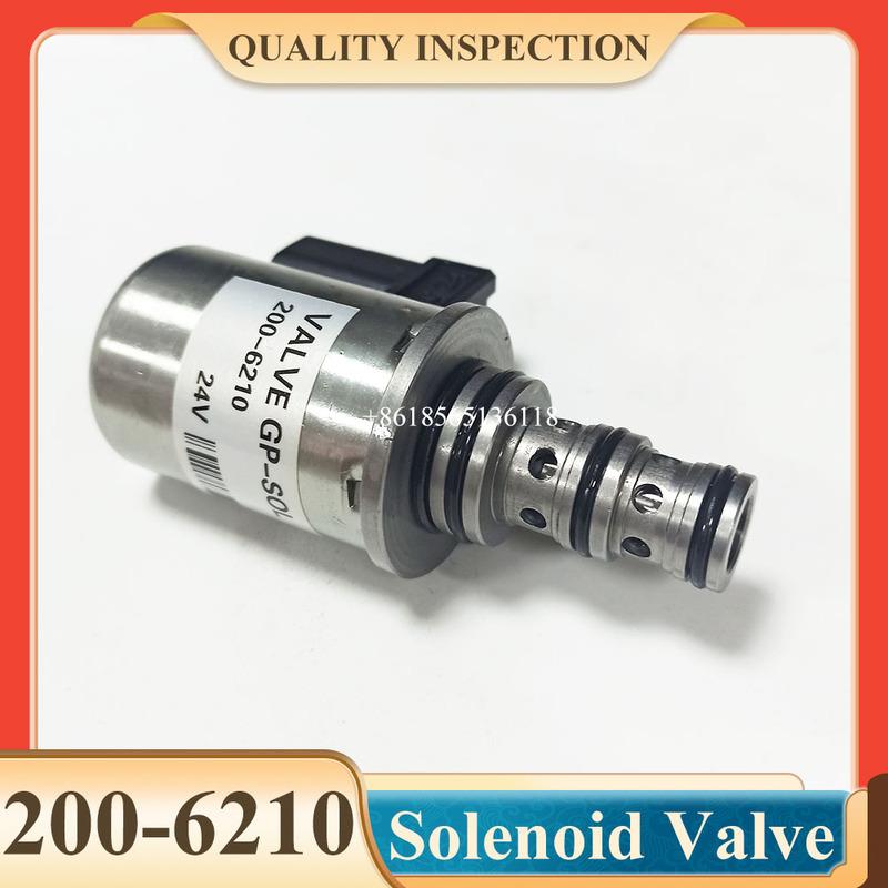 200-6210 Solenoid Valve 12V/24V 2006210 For 420E 430E 432E 434E 444E 450E 450F TH220B TH330B TH340B TH350B TH355B TH460