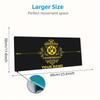 Borussia Individueller Name Große Größe Mauspads Große Gaming-Tischunterlage Rutschfest Laptop Tablet Großes Mauspads XXL Matte Mini-PC Spielmatte Mit Verriegeltem Rand