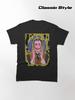 DALI Classic T-shirt Fun Crew Neck T-shirt, Fashionable Print, Casual and Comfortable, Suitable for Summer, Spring, Autu