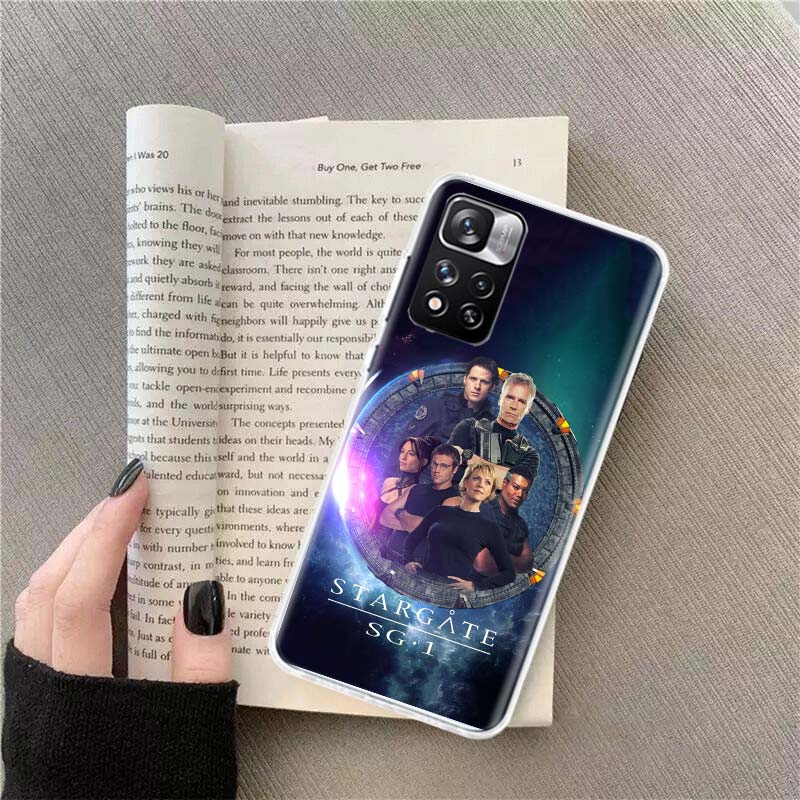 Stargate Atlantis Handyhülle Für Redmi Note 13 12 Pro Plus 14 15 Pro 5G 11 11T 11E 11S 10 Pro 10S 9 9S Hülle Handy Klar TPU Capa