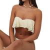 Brave Soul Womens/Ladies Crochet Bandeau Bikini Top