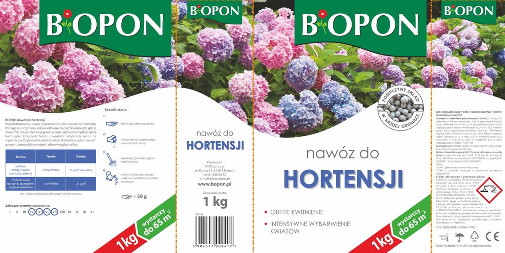 Bopon - Concime per Ortensie Granulare 1Kg