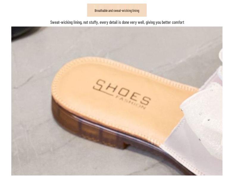 Women's Genuine Leather Bowknot Sandals, Sizes 35-43, Casual One-Strap Soft Sole Slippers