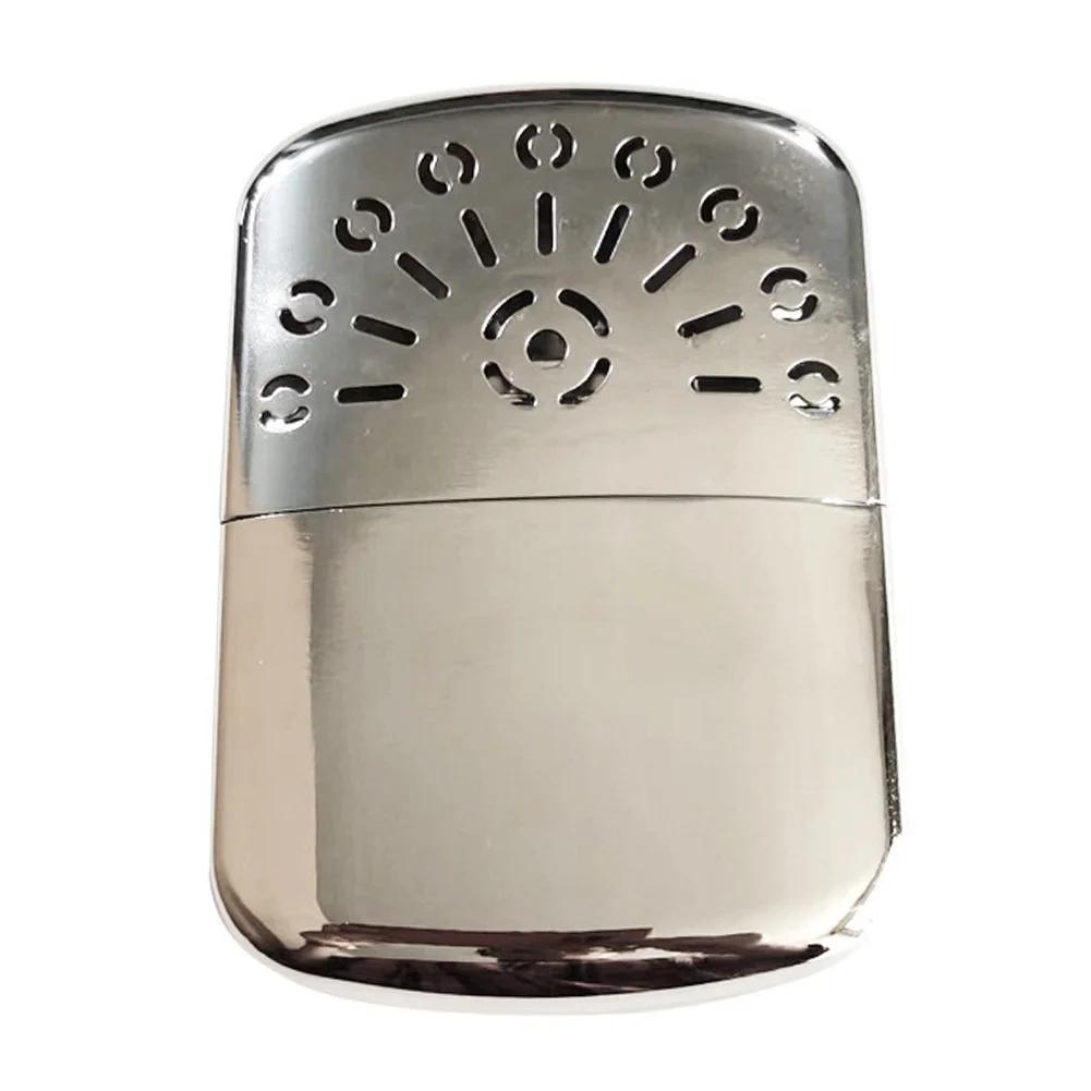 

1-3PCS Zinc Alloy Portable Fuel Hand Warmer Reusable Pocket Hand Warmer Winter Heater for Outdoor Sports Camping Hiking