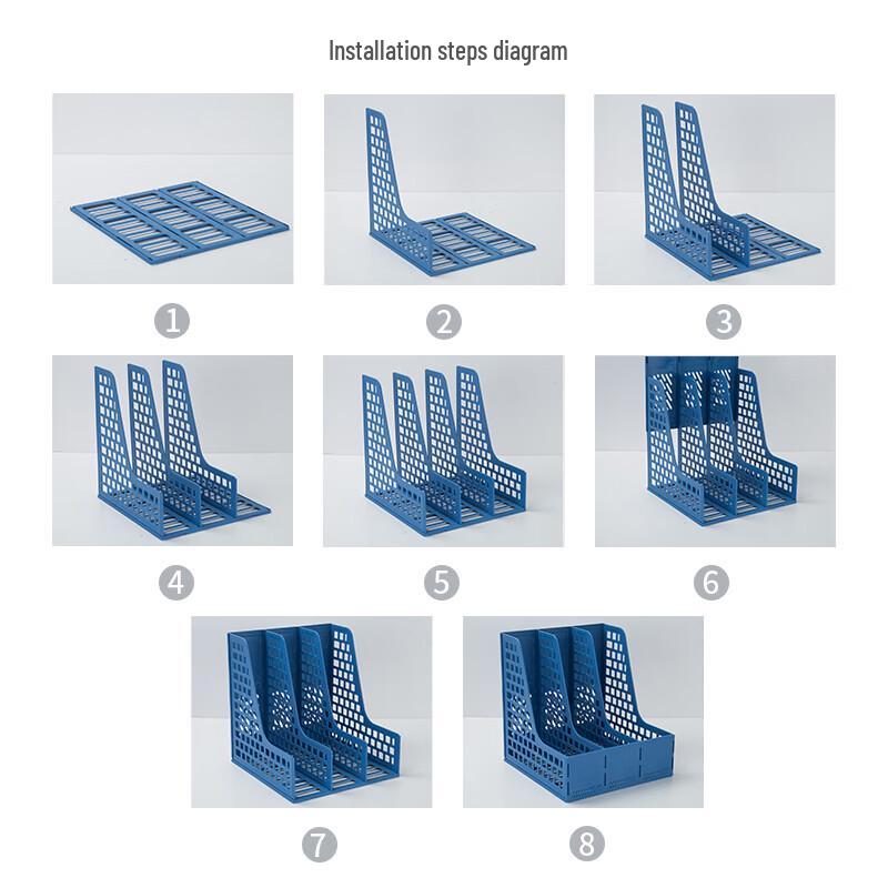 Deli 3-Tier Detachable Mesh Desktop File Organizer