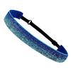 Adjustable Glitter Sequin Headbands for Women, Non Slip Velvet Lined Sports Yoga Hair Bands, Sparkly Elastic Head Wraps for Party Festival Gym Running