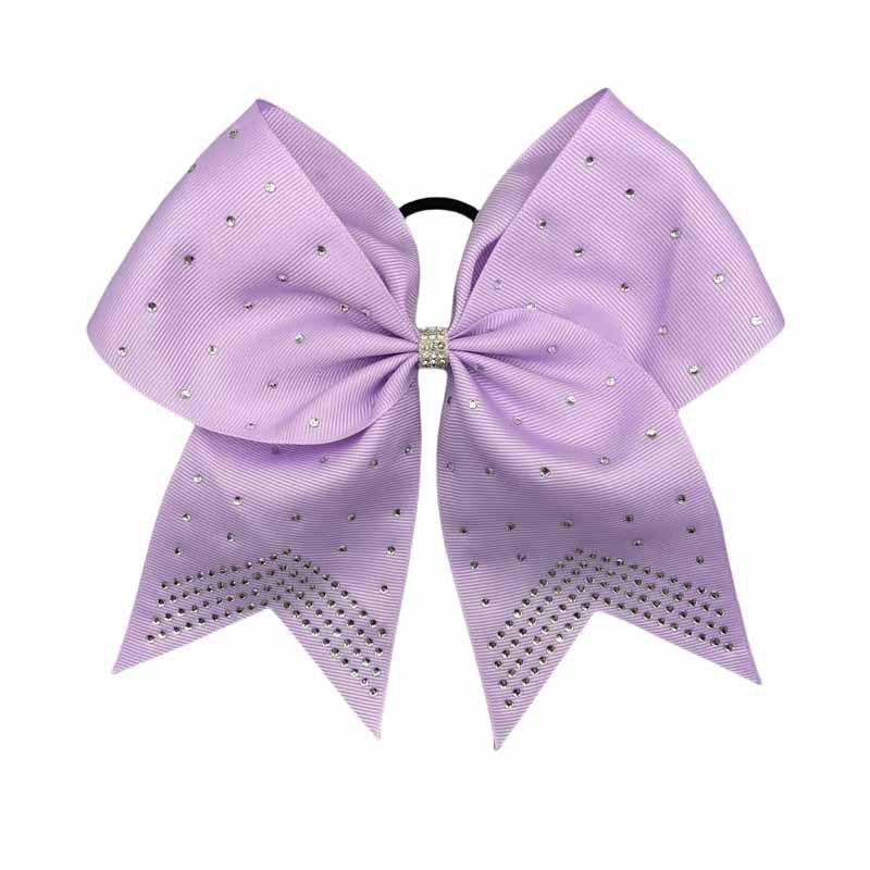 Glänzende Strass-Schwalbenschwanz-Schleifen-Haargummis für Mädchen - Cheerleading-Band-Kopfschmuck