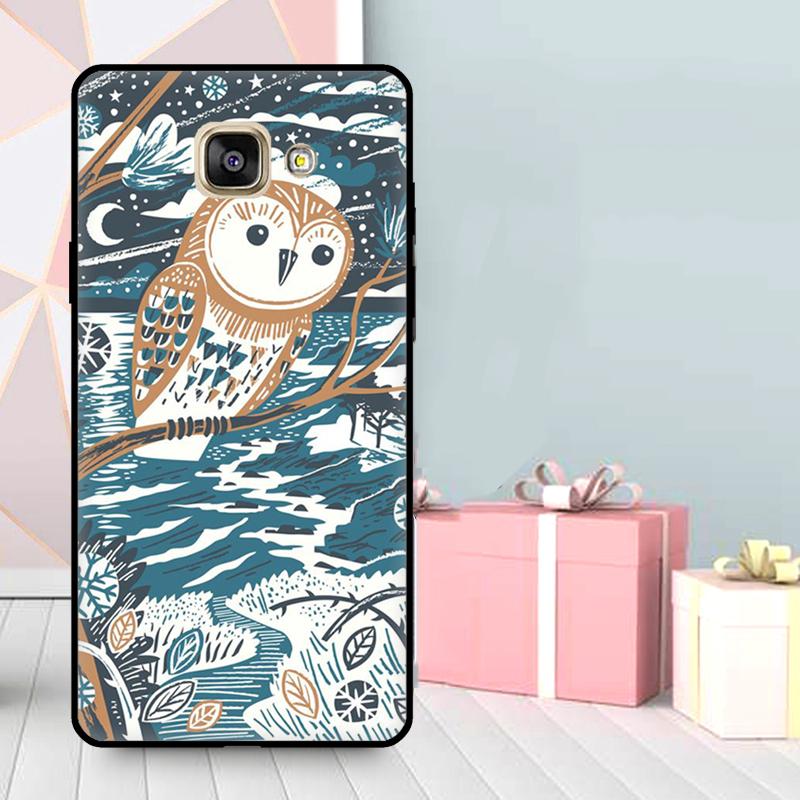 Cute Owl Cartoon Case For Samsung Galaxy J7 J5 J3 2017 J1 A3 A5 2016 A9 A7 A6 A8 J8 2018 J6 J4 Plus Cover