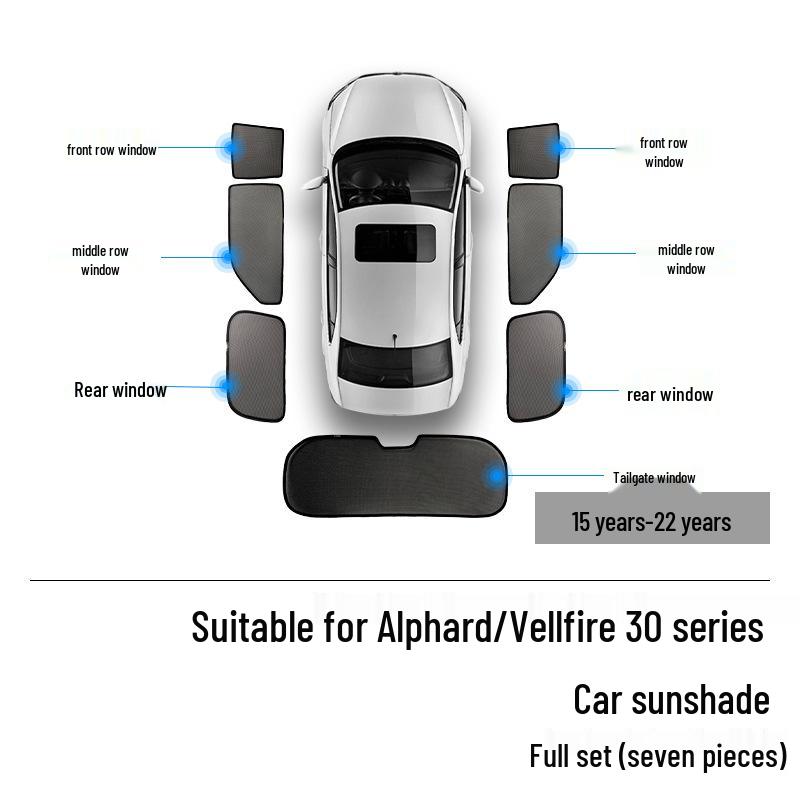 

Alphard30 Series Vellfire V20 Sunshade Sun Block for Modified Cars