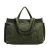 Solid Color Corduroy Shoulder Bag Large Capacity Crossbody Bag Canvas Tote Bag  All-match