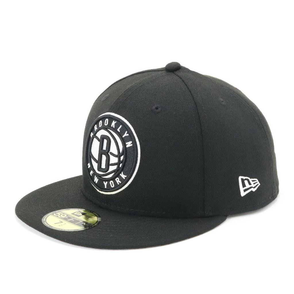 New Era NBA 59FIFTY Brooklyn Nets Black Size Cap, 60.6cm