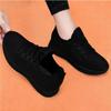 Women's Breathable Non-slip Platform Fashion New Casual Shoes Korean Running Shoes Black Sneakers Shoes for Women , Autumn