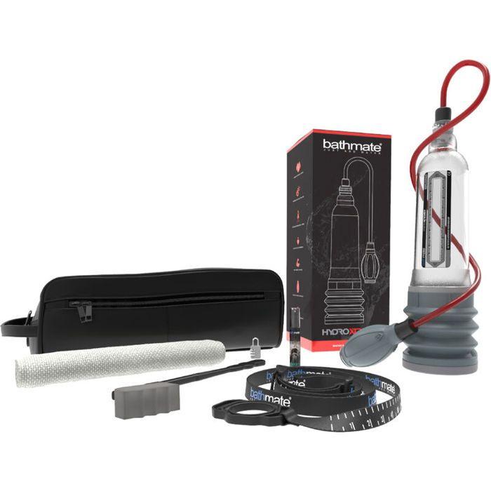Pompe à pénis - Bathmate - Hydroxtreme 9 - Transparent - 35% plus puissante - Accessoires inclus